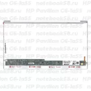 Матрица для ноутбука HP Pavilion G6-1a55 (1366x768 HD) TN, 40pin, Глянцевая