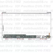 Матрица для ноутбука HP Pavilion DV6-3182 (1366x768 HD) TN, 40pin, Глянцевая