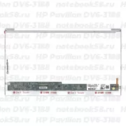 Матрица для ноутбука HP Pavilion DV6-3188 (1366x768 HD) TN, 40pin, Глянцевая