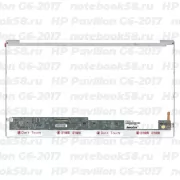 Матрица для ноутбука HP Pavilion G6-2017 (1366x768 HD) TN, 40pin, Глянцевая