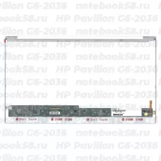 Матрица для ноутбука HP Pavilion G6-2036 (1366x768 HD) TN, 40pin, Глянцевая