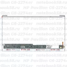 Матрица для ноутбука HP Pavilion G6-2274er (1366x768 HD) TN, 40pin, Глянцевая