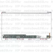 Матрица для ноутбука HP Pavilion G6-2391sr (1366x768 HD) TN, 40pin, Глянцевая