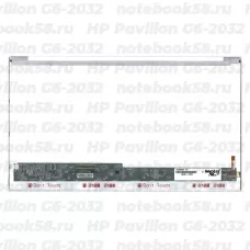 Матрица для ноутбука HP Pavilion G6-2032 (1366x768 HD) TN, 40pin, Глянцевая