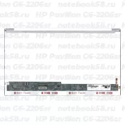 Матрица для ноутбука HP Pavilion G6-2206sr (1366x768 HD) TN, 40pin, Глянцевая