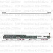 Матрица для ноутбука HP Pavilion G6-2218nr (1366x768 HD) TN, 40pin, Глянцевая