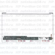 Матрица для ноутбука HP Pavilion G6-1021 (1366x768 HD) TN, 40pin, Глянцевая