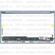 Матрица для ноутбука HP Pavilion G6-2000sr (1366x768 HD) TN, 40pin, Глянцевая