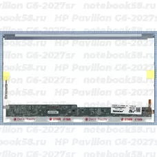 Матрица для ноутбука HP Pavilion G6-2027sr (1366x768 HD) TN, 40pin, Глянцевая