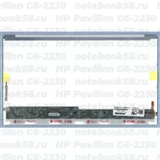 Матрица для ноутбука HP Pavilion G6-2230 (1366x768 HD) TN, 40pin, Глянцевая