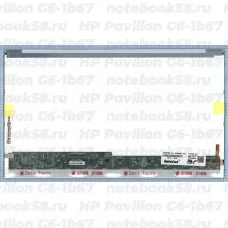 Матрица для ноутбука HP Pavilion G6-1b67 (1366x768 HD) TN, 40pin, Глянцевая