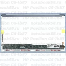 Матрица для ноутбука HP Pavilion G6-1b87 (1366x768 HD) TN, 40pin, Глянцевая