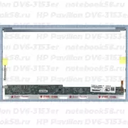 Матрица для ноутбука HP Pavilion DV6-3153er (1366x768 HD) TN, 40pin, Глянцевая