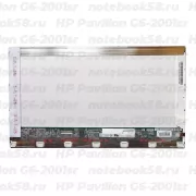 Матрица для ноутбука HP Pavilion G6-2001sr (1366x768 HD) TN, 40pin, Глянцевая