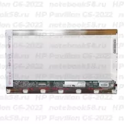 Матрица для ноутбука HP Pavilion G6-2022 (1366x768 HD) TN, 40pin, Глянцевая