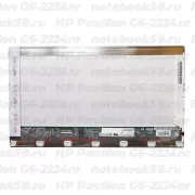 Матрица для ноутбука HP Pavilion G6-2224nr (1366x768 HD) TN, 40pin, Глянцевая