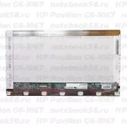 Матрица для ноутбука HP Pavilion G6-1067 (1366x768 HD) TN, 40pin, Глянцевая