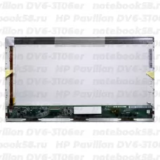 Матрица для ноутбука HP Pavilion DV6-3106er (1366x768 HD) TN, 40pin, Глянцевая