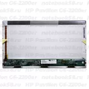 Матрица для ноутбука HP Pavilion G6-2200er (1366x768 HD) TN, 40pin, Глянцевая