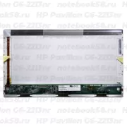 Матрица для ноутбука HP Pavilion G6-2213nr (1366x768 HD) TN, 40pin, Глянцевая