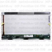 Матрица для ноутбука HP Pavilion G6-1110 (1366x768 HD) TN, 40pin, Глянцевая