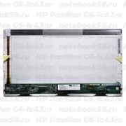 Матрица для ноутбука HP Pavilion G6-1c43nr (1366x768 HD) TN, 40pin, Глянцевая