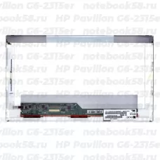 Матрица для ноутбука HP Pavilion G6-2315er (1366x768 HD) TN, 40pin, Глянцевая