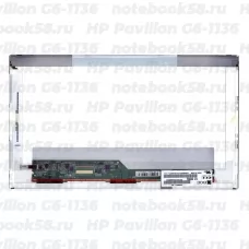 Матрица для ноутбука HP Pavilion G6-1136 (1366x768 HD) TN, 40pin, Глянцевая