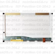 Матрица для ноутбука HP Pavilion G6-2042 (1366x768 HD) TN, 40pin, Глянцевая