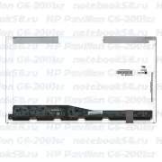 Матрица для ноутбука HP Pavilion G6-2001sr (1366x768 HD) TN, 40pin, Глянцевая