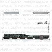 Матрица для ноутбука HP Pavilion G6-2227sr (1366x768 HD) TN, 40pin, Глянцевая