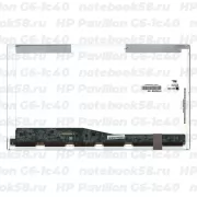 Матрица для ноутбука HP Pavilion G6-1c40 (1366x768 HD) TN, 40pin, Глянцевая