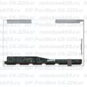 Матрица для ноутбука HP Pavilion G6-2214sr (1366x768 HD) TN, 40pin, Глянцевая