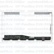 Матрица для ноутбука HP Pavilion DV6-3022sr (1366x768 HD) TN, 40pin, Глянцевая