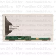 Матрица для ноутбука HP Pavilion G6-2051er (1366x768 HD) TN, 40pin, Матовая