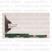 Матрица для ноутбука HP Pavilion G6-2226nr (1366x768 HD) TN, 40pin, Матовая