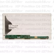 Матрица для ноутбука HP Pavilion G6-2278er (1366x768 HD) TN, 40pin, Матовая