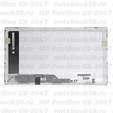 Матрица для ноутбука HP Pavilion G6-2047 (1366x768 HD) TN, 40pin, Глянцевая