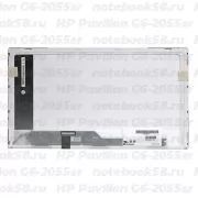 Матрица для ноутбука HP Pavilion G6-2055sr (1366x768 HD) TN, 40pin, Глянцевая