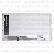 Матрица для ноутбука HP Pavilion G6-2219nr (1366x768 HD) TN, 40pin, Глянцевая