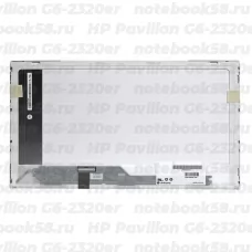 Матрица для ноутбука HP Pavilion G6-2320er (1366x768 HD) TN, 40pin, Глянцевая