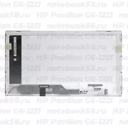 Матрица для ноутбука HP Pavilion G6-1221 (1366x768 HD) TN, 40pin, Глянцевая