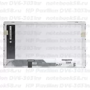 Матрица для ноутбука HP Pavilion DV6-3031nr (1366x768 HD) TN, 40pin, Глянцевая