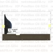 Матрица для ноутбука HP Pavilion G6-1234 (1366x768 HD) TN, 40pin, Глянцевая