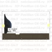 Матрица для ноутбука HP Pavilion G6-1243 (1366x768 HD) TN, 40pin, Глянцевая