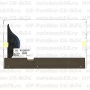 Матрица для ноутбука HP Pavilion G6-1b34 (1366x768 HD) TN, 40pin, Глянцевая
