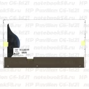 Матрица для ноутбука HP Pavilion G6-1d21 (1366x768 HD) TN, 40pin, Глянцевая