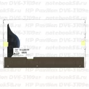 Матрица для ноутбука HP Pavilion DV6-3109er (1366x768 HD) TN, 40pin, Глянцевая