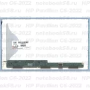 Матрица для ноутбука HP Pavilion G6-2022 (1366x768 HD) TN, 40pin, Матовая