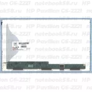 Матрица для ноутбука HP Pavilion G6-2221 (1366x768 HD) TN, 40pin, Матовая